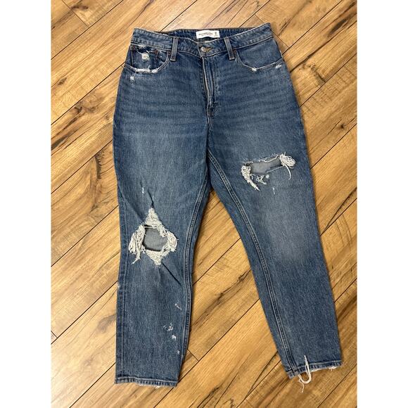 Abercrombie & Fitch size 28 6 short High Rise Mom Jeans - Picture 1 of 5